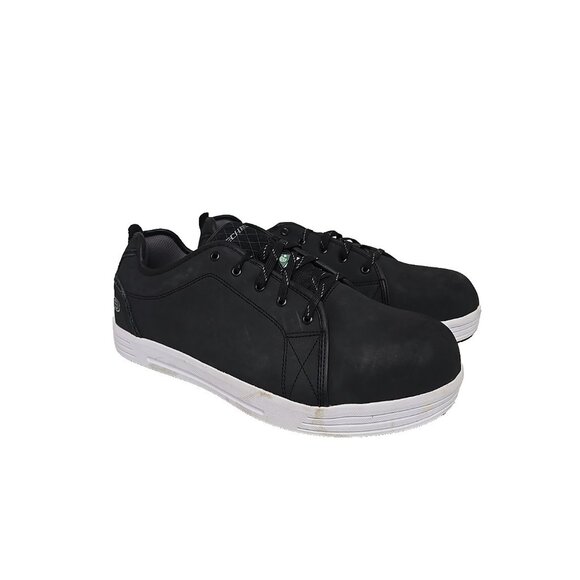 Skechers Other - Skechers Men's Steel Toe Steel Plate Skate Safety Work Shoe 99999071 Black 14M